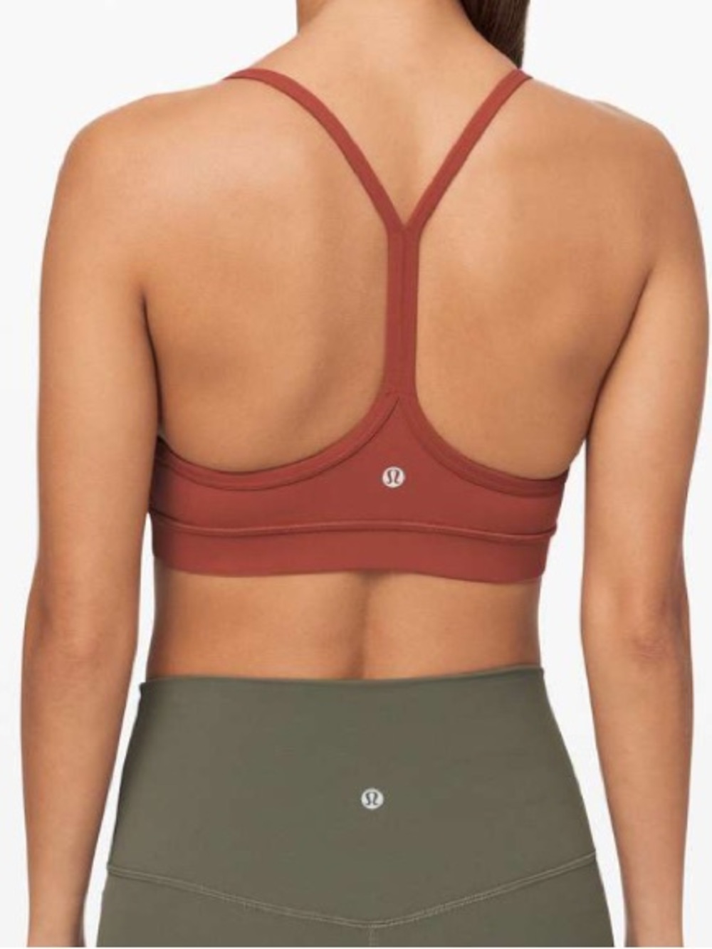 Lululemon Flow Y Bra *Nulu in Rustic Clay size 4 or 6? - Picture 3 of 7